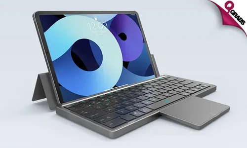 New Concept Keyboard with Folding Touchpad!